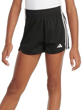 Adidas Girl's Three Stripe Mesh Shorts sz large